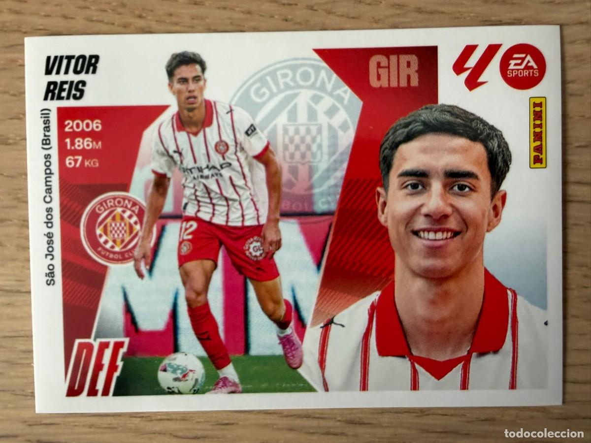 Cromos de f&uacute;tbol: FICHAJE 28 VITOR REIS GIRONA 25 26 2025 2026 LIGA EA SPORTS COLECCIONES ESTE SIN PEGAR