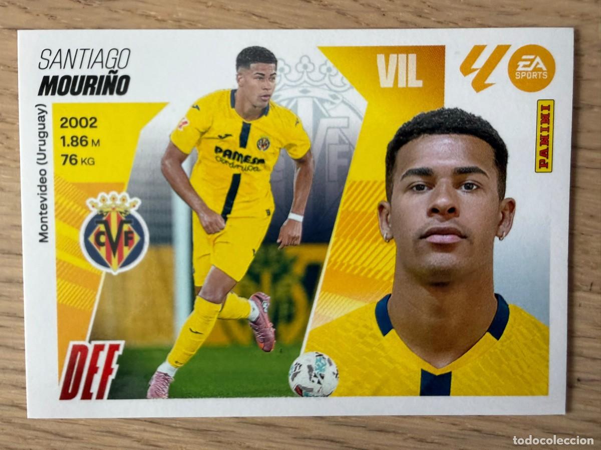 Cromos de f&uacute;tbol: FICHAJE 30 MOURI&Ntilde;O VILLARREAL 25 26 2025 2026 LIGA EA SPORTS COLECCIONES ESTE SIN PEGAR