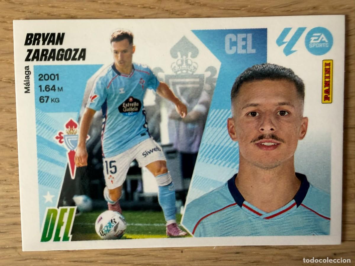 Cromos de f&uacute;tbol: FICHAJE 31 BRYAN ZARAGOZA CELTA VIGO 25 26 2025 2026 LIGA EA SPORTS COLECCIONES ESTE SIN PEGAR