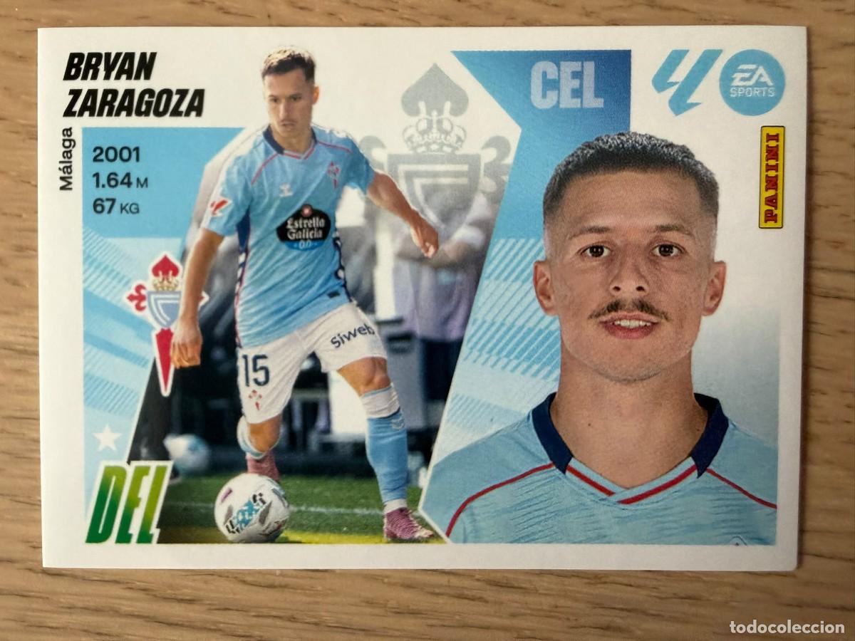 Cromos de f&uacute;tbol: FICHAJE 31 BRYAN ZARAGOZA CELTA VIGO 25 26 2025 2026 LIGA EA SPORTS COLECCIONES ESTE SIN PEGAR