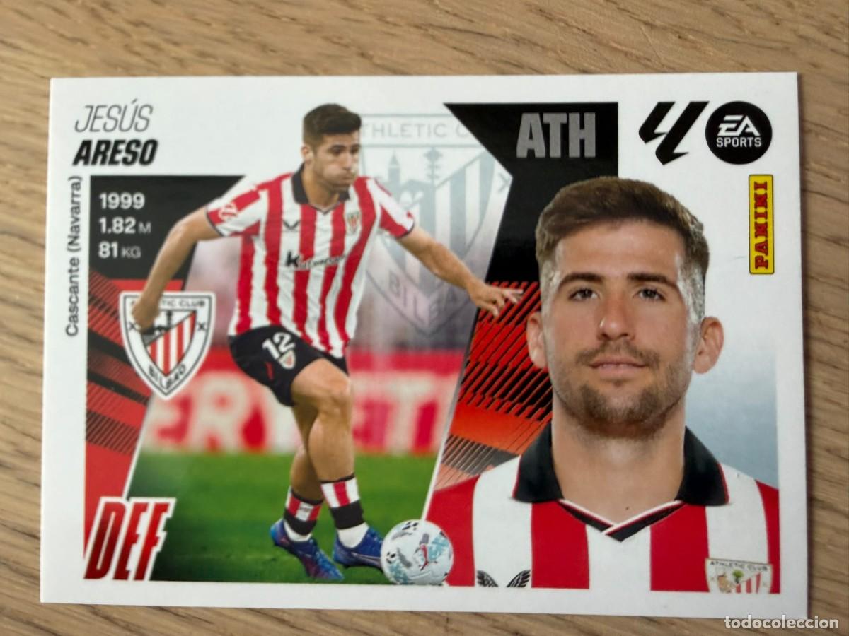 Cromos de f&uacute;tbol: FICHAJE 32 ARESO ATHLETIC BILBAO 25 26 2025 2026 LIGA EA SPORTS COLECCIONES ESTE SIN PEGAR