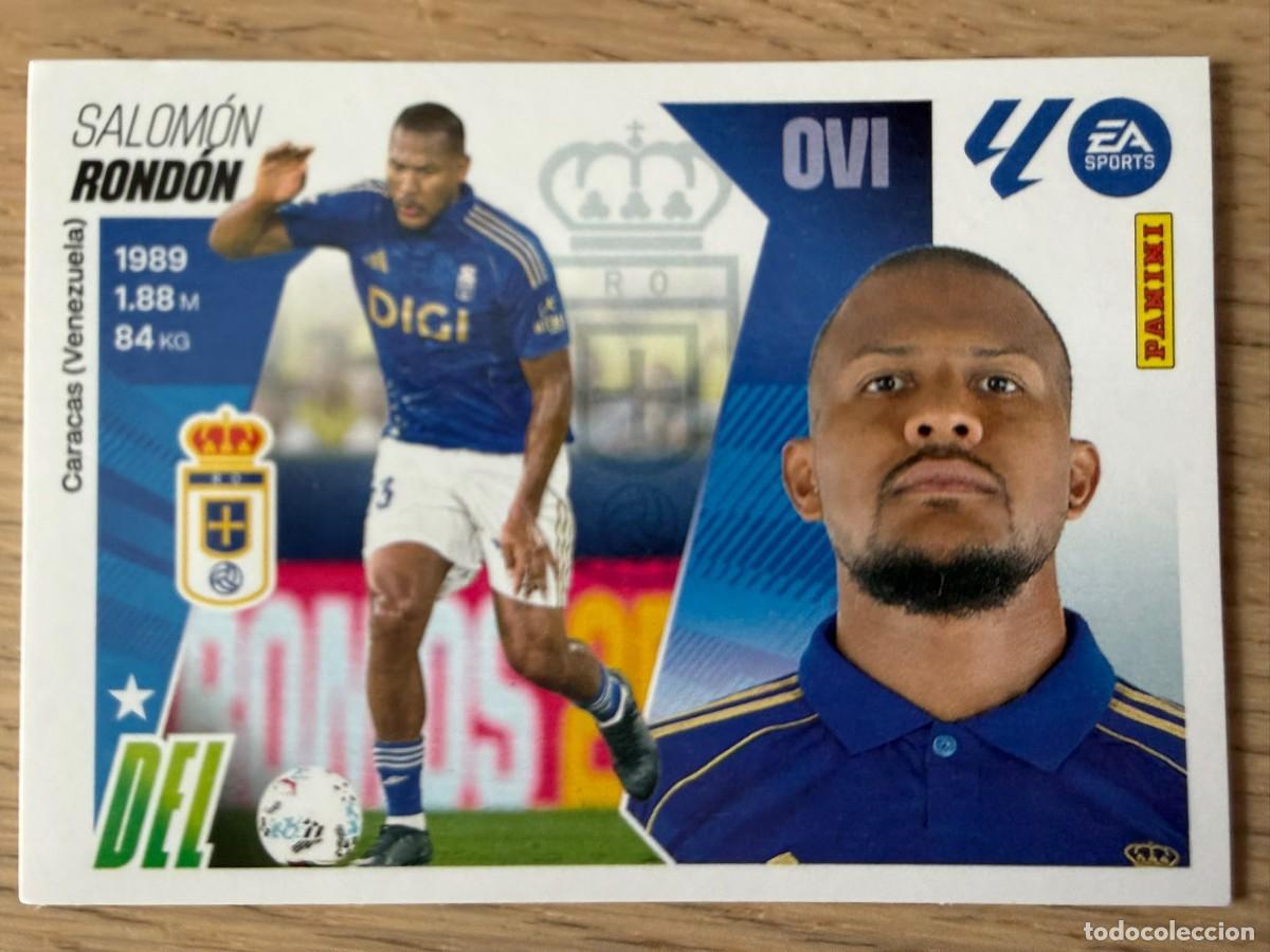 Cromos de f&uacute;tbol: FICHAJE 38 RONDON REAL OVIEDO 25 26 2025 2026 LIGA EA SPORTS COLECCIONES ESTE SIN PEGAR