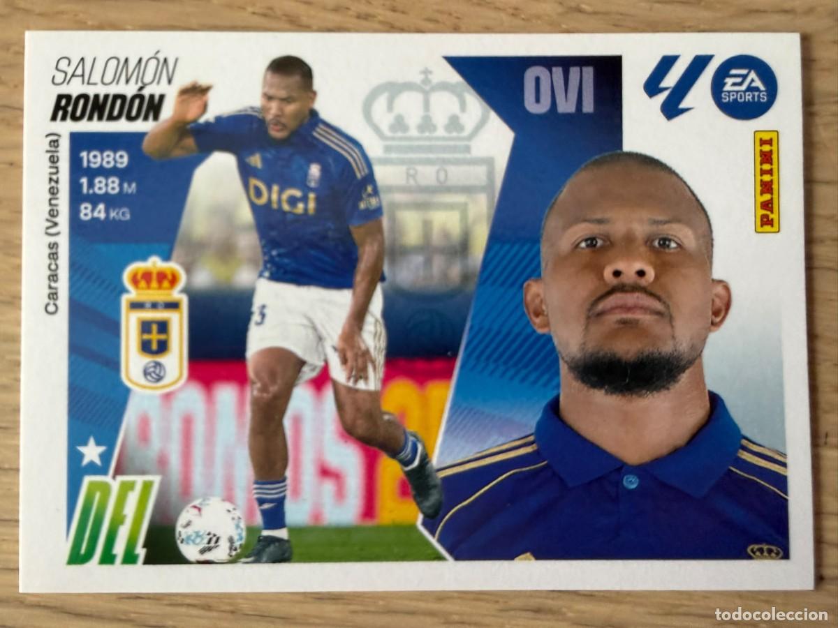 Cromos de f&uacute;tbol: FICHAJE 38 RONDON REAL OVIEDO 25 26 2025 2026 LIGA EA SPORTS COLECCIONES ESTE SIN PEGAR