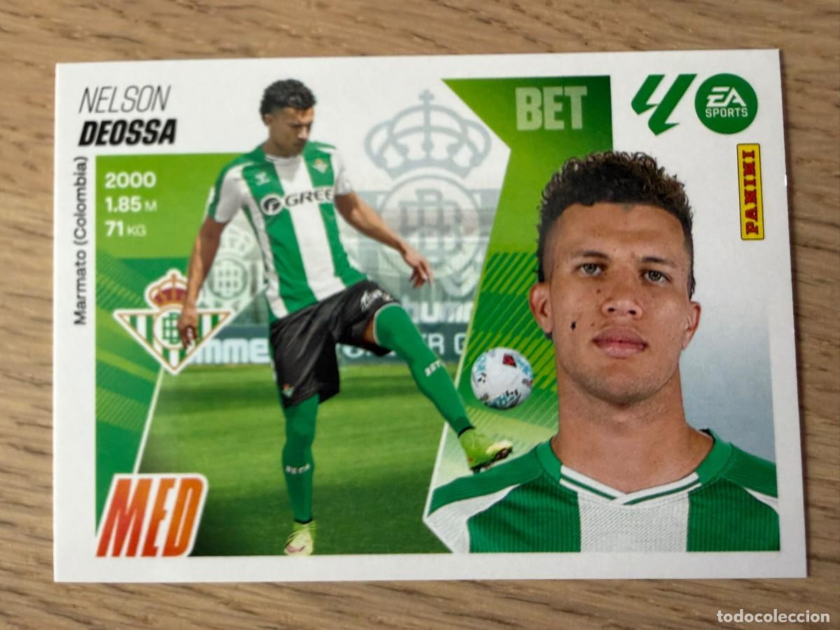 Cromos de f&uacute;tbol: FICHAJE 39 NELSON DEOSSA REAL BETIS 25 26 2025 2026 LIGA EA SPORTS COLECCIONES ESTE SIN PEGAR