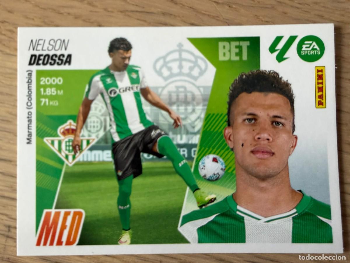 Cromos de f&uacute;tbol: FICHAJE 39 NELSON DEOSSA REAL BETIS 25 26 2025 2026 LIGA EA SPORTS COLECCIONES ESTE SIN PEGAR