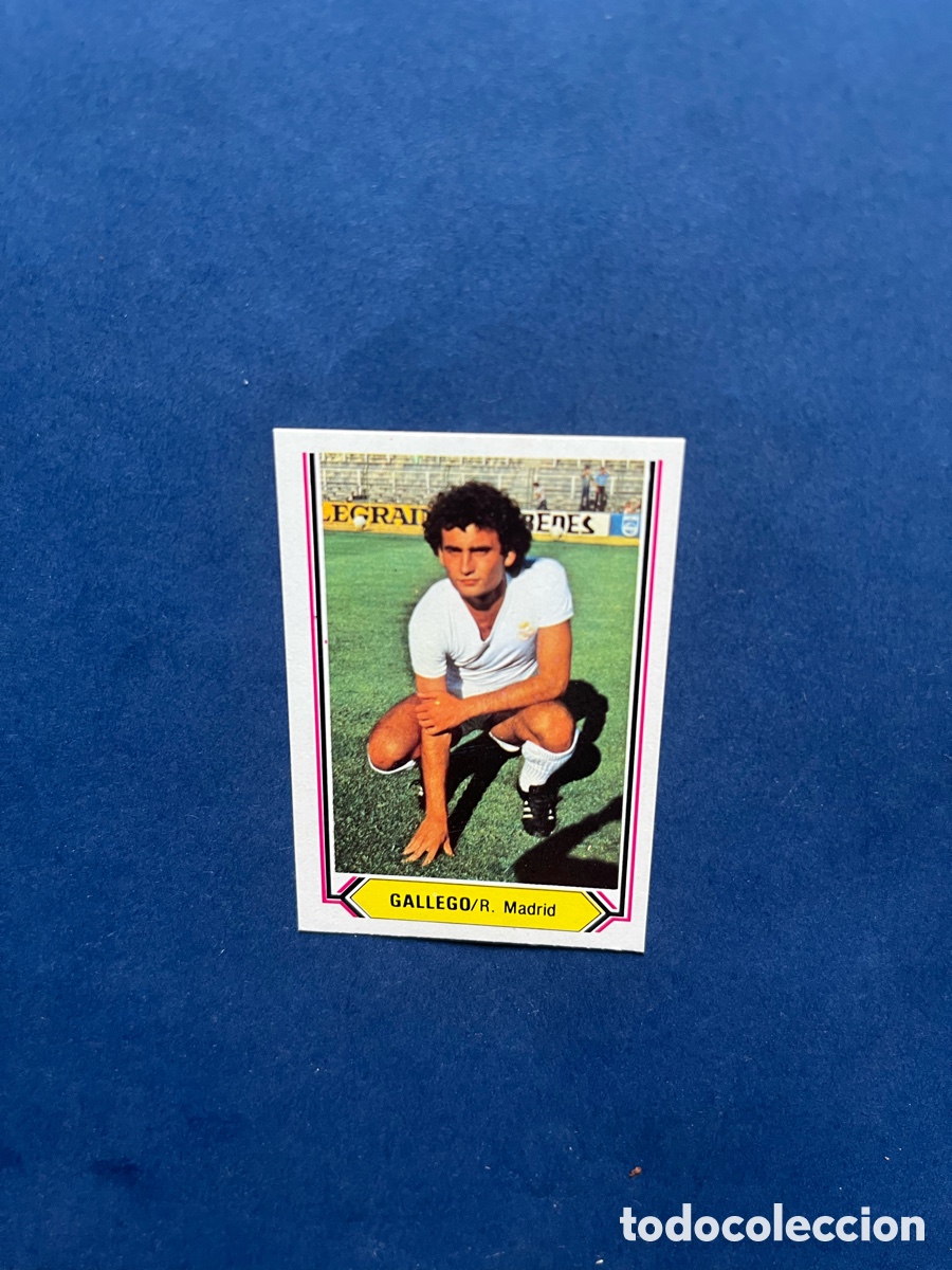 Cromos de f&uacute;tbol: Gallego Real Madrid ( Fichaje 16 ) Este 1980-81 nuevo sin pegar .
