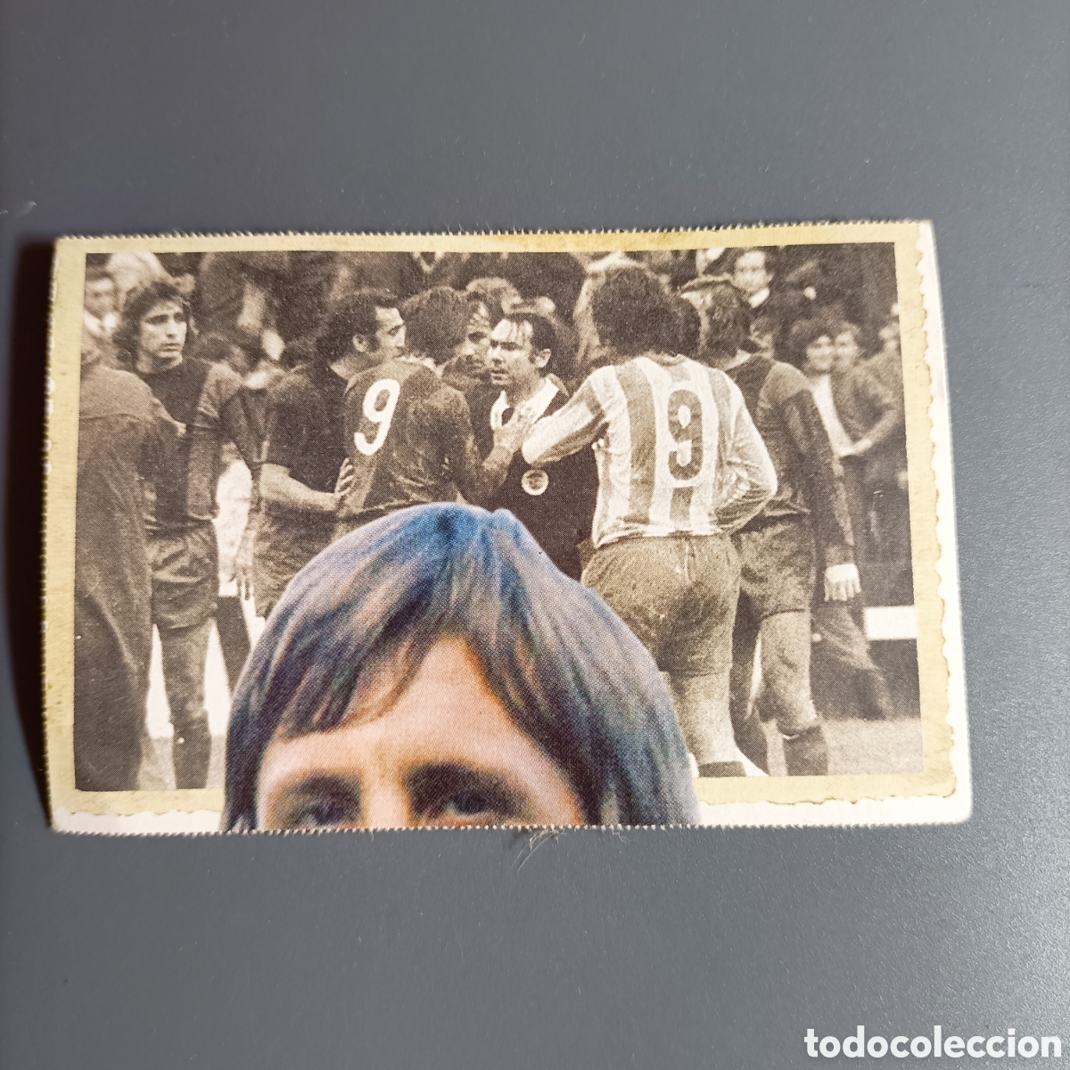 Cromos de f&uacute;tbol: CARTA O CROMO PUZZLE. CRUYFF