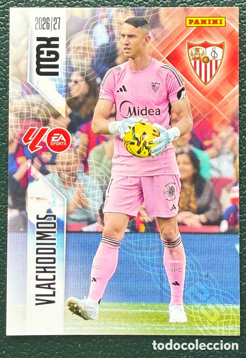 Fu&szlig;ball-Sticker: 326 VLACHODIMOS SEVILLA FC FICHAS ALBUM MEGACRACKS 2026 2027 MGK 26 27