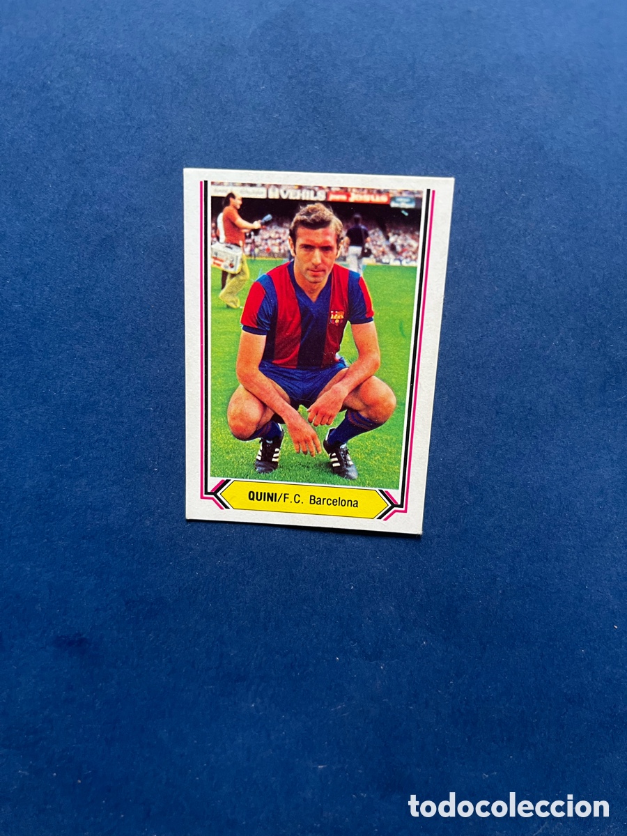 Cromos de f&uacute;tbol: Quini F.C. Barcelona Este 1980-81 nuevo sin pegar .