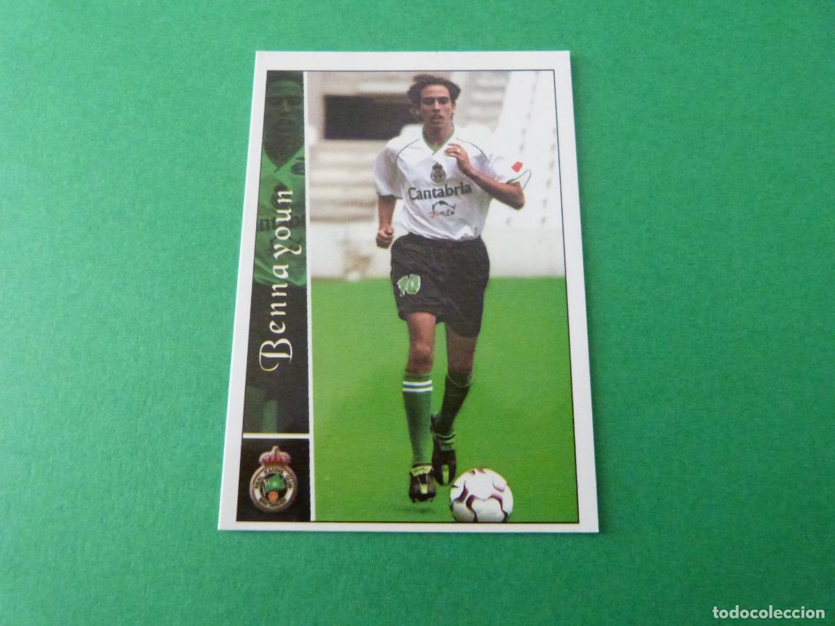 Cromos de f&uacute;tbol: TRADING CARD FUTBOL BENNAYOUN RACING SANTANDER N&ordm; 505 FICHAS LIGA MUNDICROMO 2003/02-03