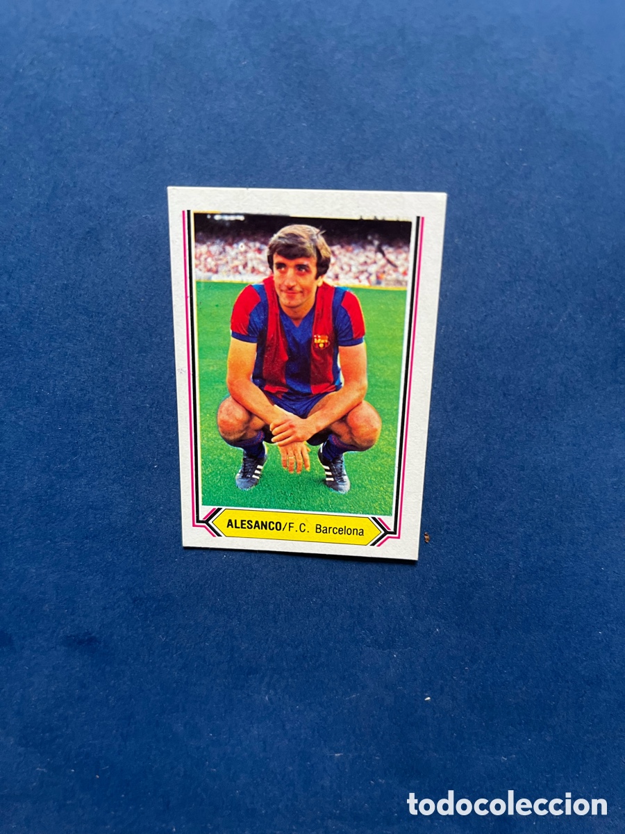 Cromos de f&uacute;tbol: Alesanco F.C. Barcelona Este 1980-81 nuevo sin pegar .