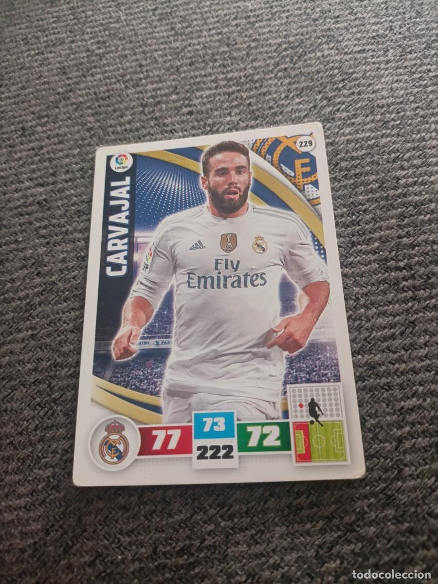 Cromos de f&uacute;tbol: Adrenalyn 15/16 Carvajal Real Madrid