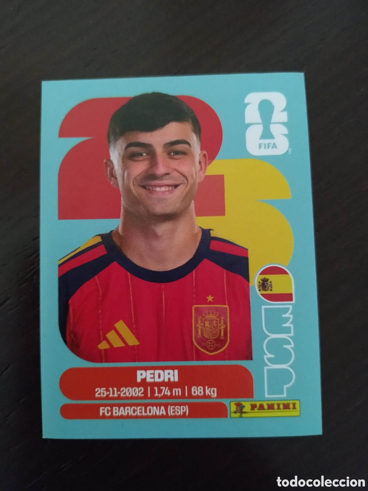 Cromos de f&uacute;tbol: ESP 11 PEDRI ESPA&Ntilde;A ESP11 PANINI FIFA MUNDIAL WORLD CUP 26 2026 STICKER