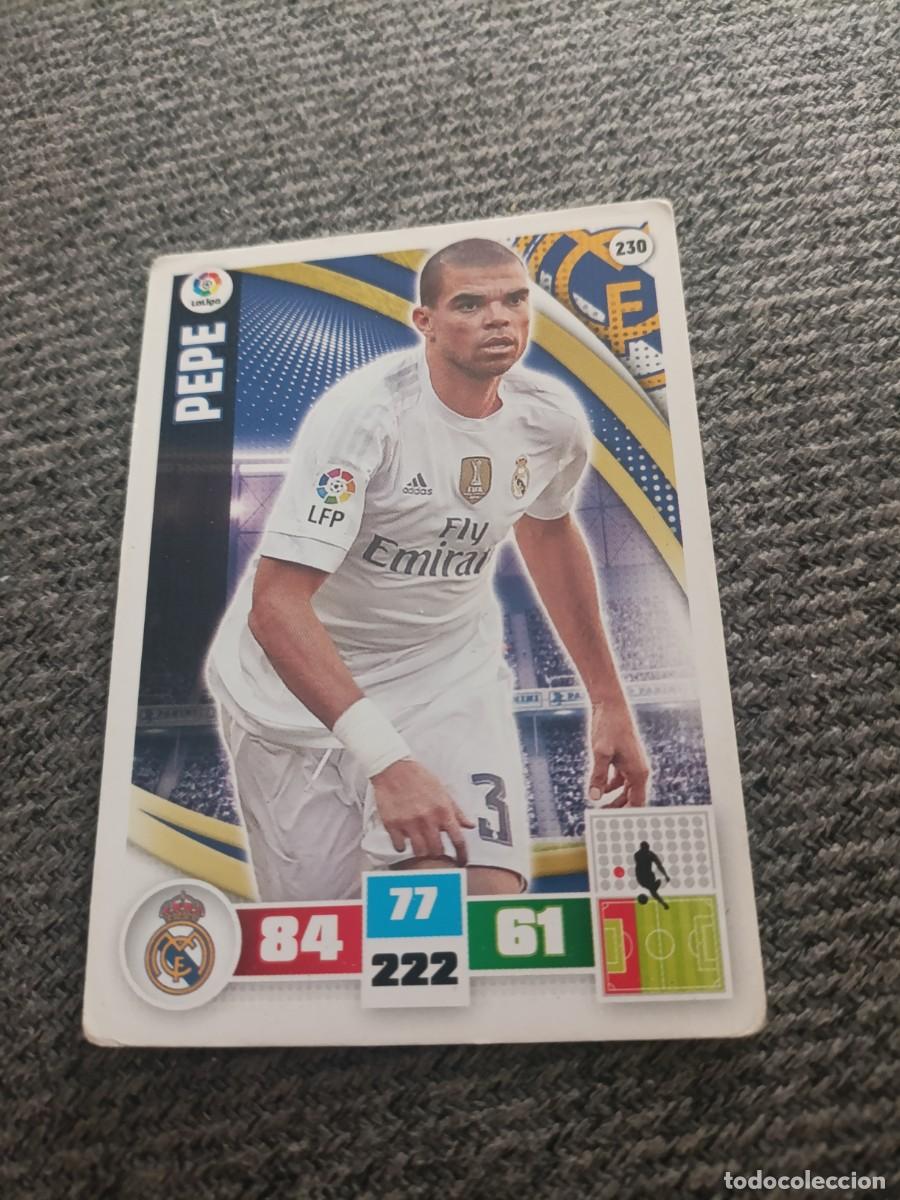 Cromos de f&uacute;tbol: Adrenalyn 15/16 Pepe Real Madrid