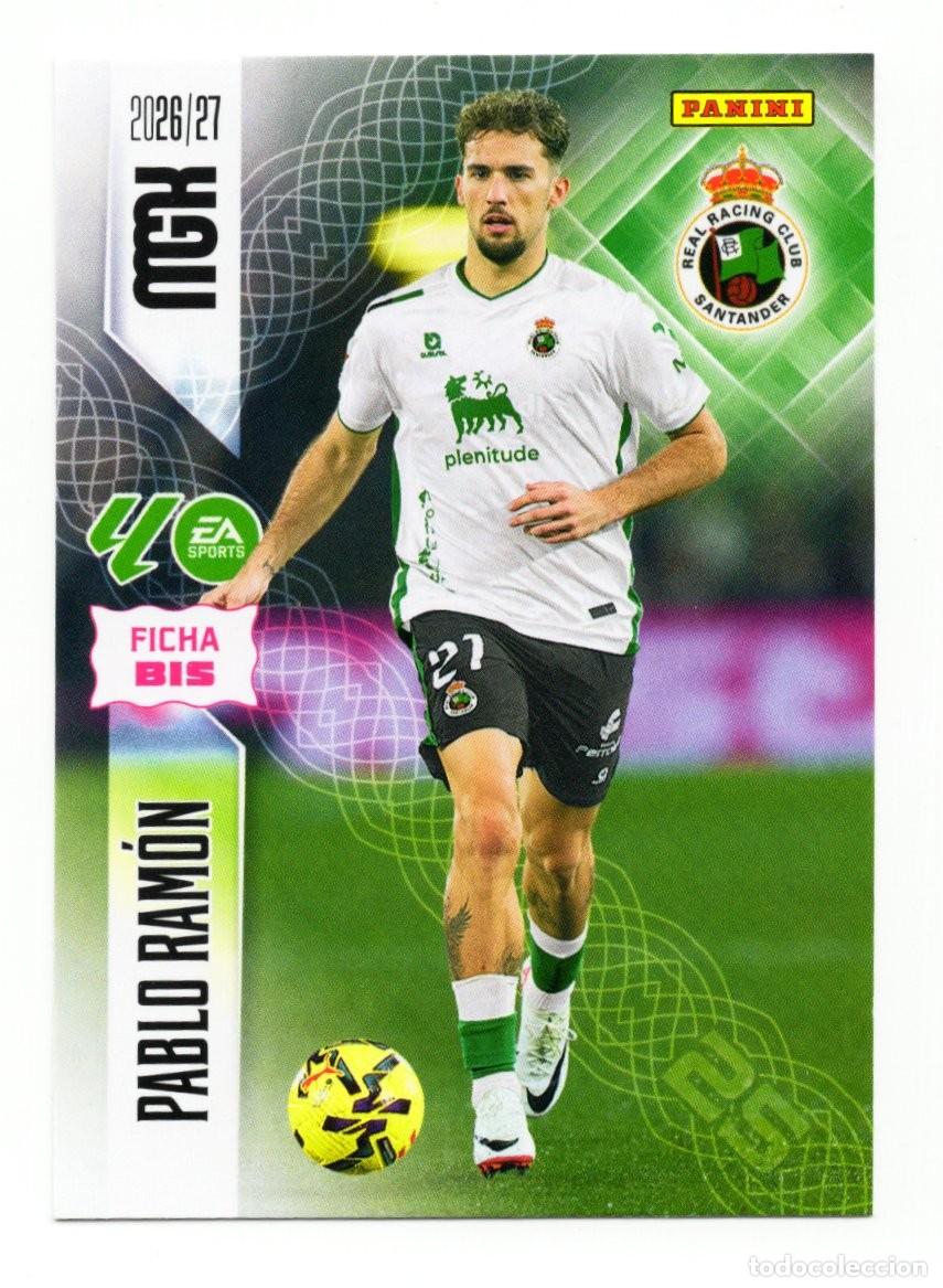 Football Stickers: 275 BIS PABLO RAMON RACING DE SANTANDER MEGACRACKS 26 27 2026 2027