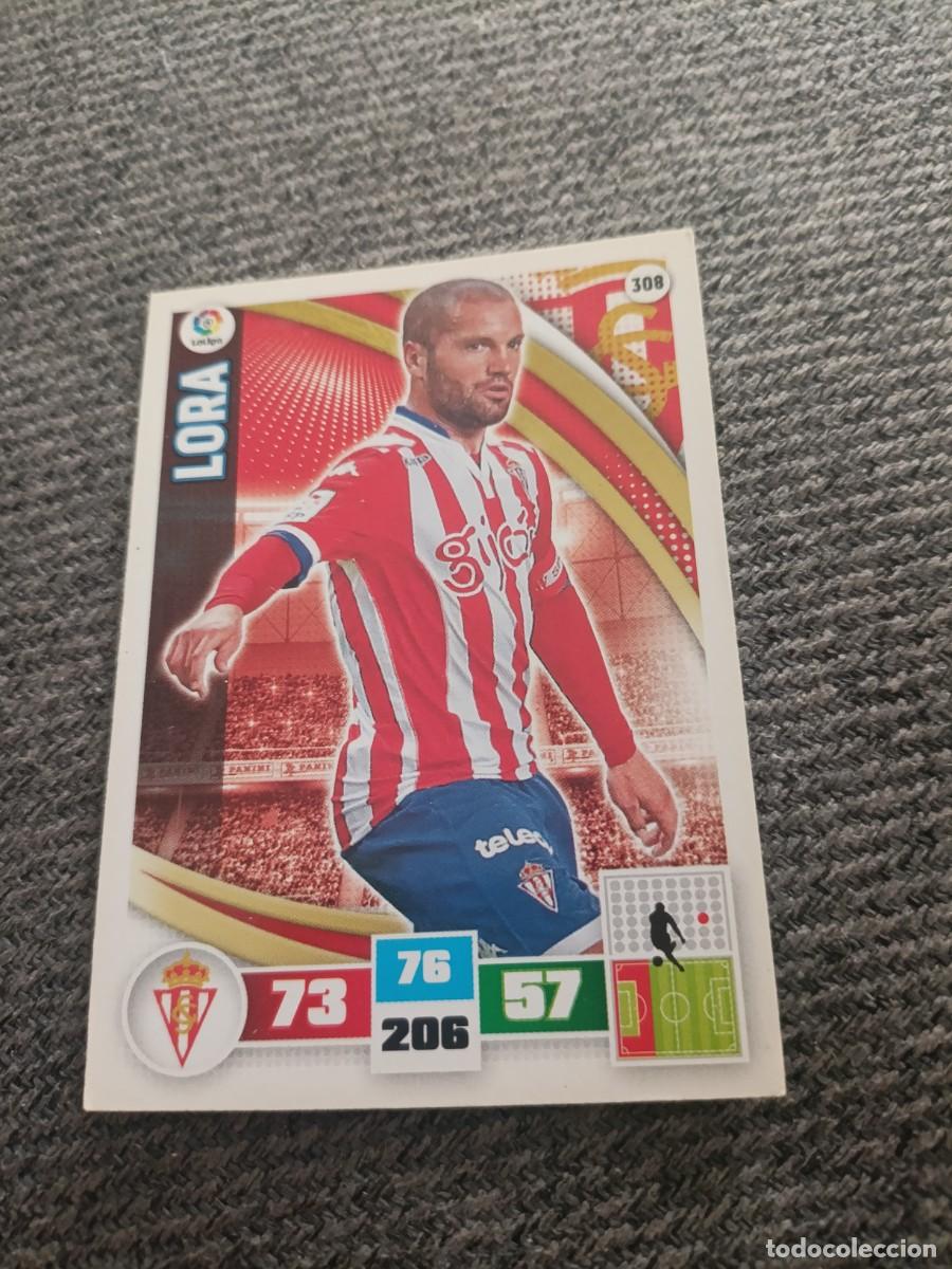Football Stickers: Adrenalyn 15/16 Lora Sporting de Gij&oacute;n