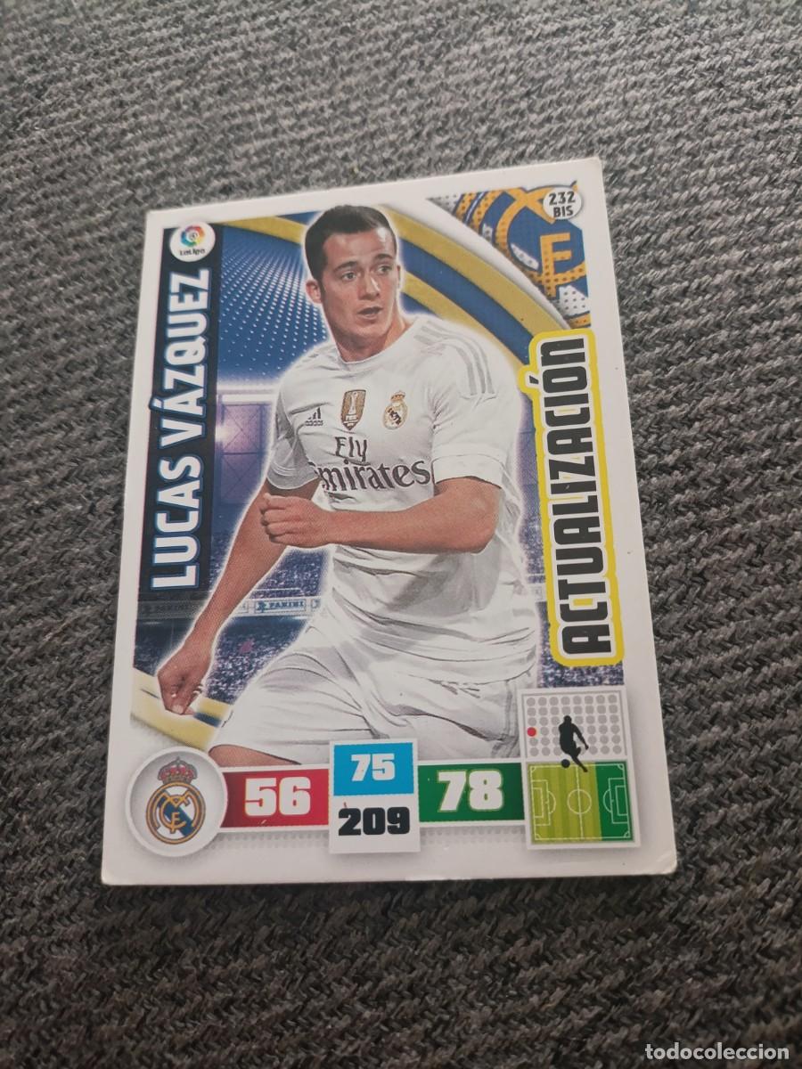 Football Stickers: Adrenalyn 15/16 Lucas V&aacute;zquez Real Madrid