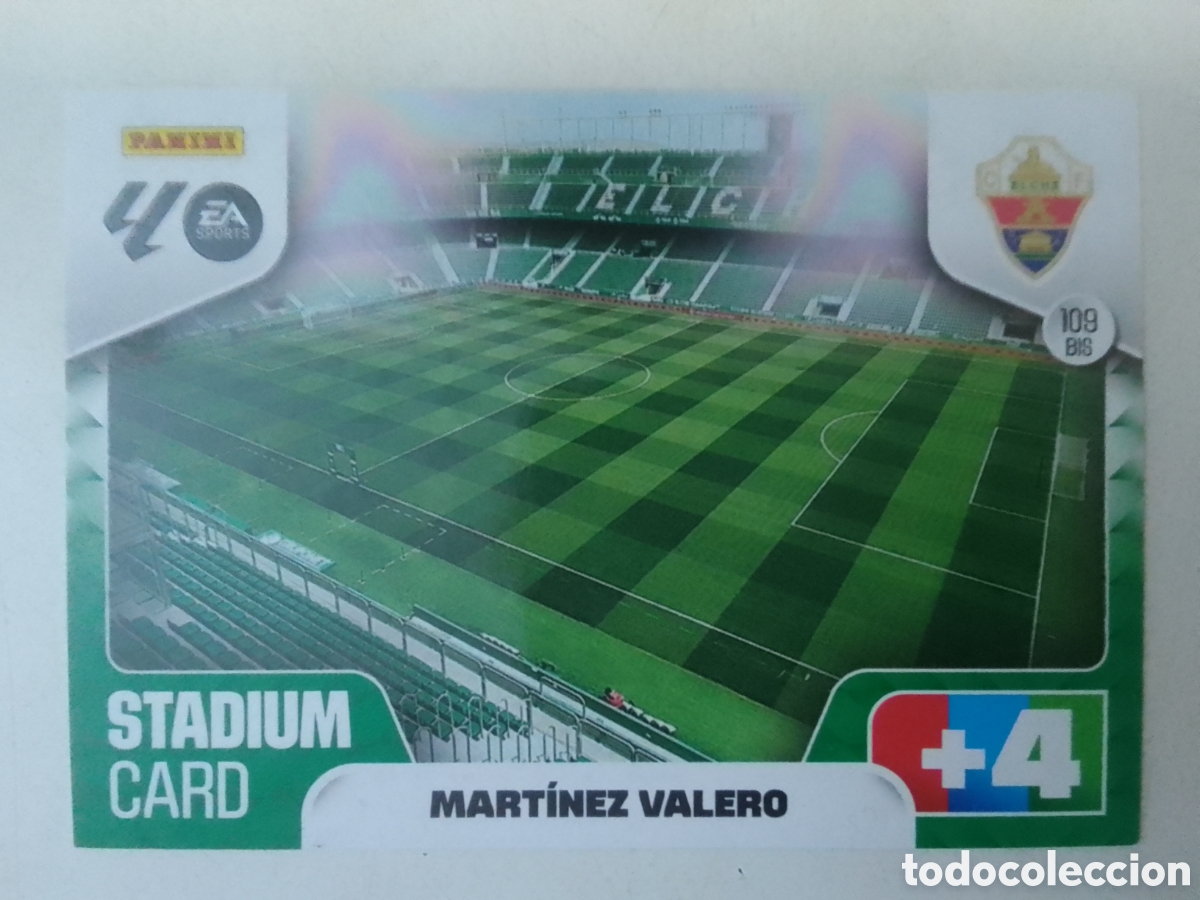 Cromos de f&uacute;tbol: Adrenalyn XL 2025-26 n&deg; 109 BIS Stadium Card Mart&iacute;nez Valero.