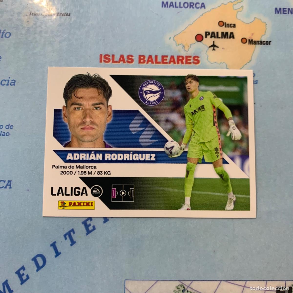 Cromos de f&uacute;tbol: Adrian Rodr&iacute;guez n&uacute;mero 4 Del Alaves cromo de la liga este 26-27 2026-2027
