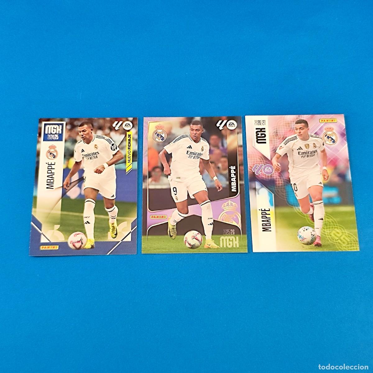 Fu&szlig;ball-Sticker: Megacracks 2024 2025 / 24 25 - 2025 2026 / 25 26 - 2026 2027 / 26 27 Mbapp&eacute; Real Madrid fichaje