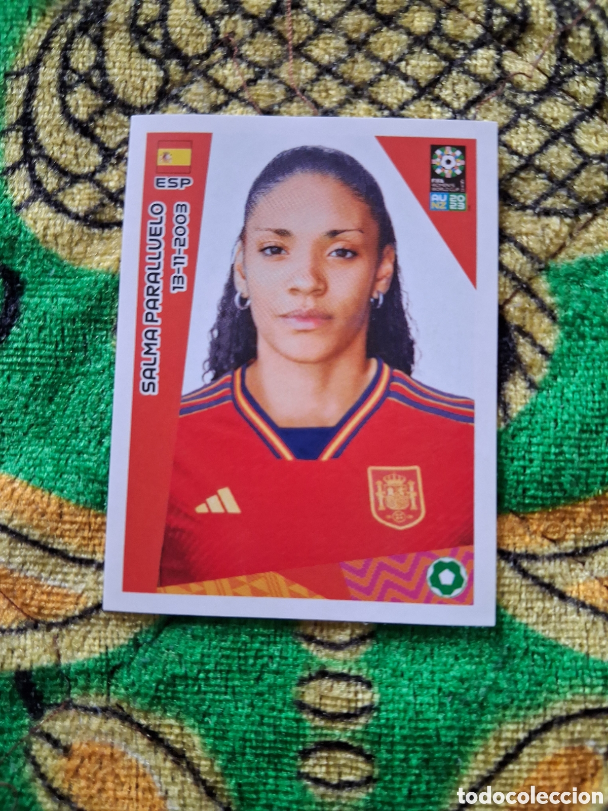 Cromos de f&uacute;tbol: CROMO STICKER WOMEN'S WORLD CUP 2023 23 154 SALMA PARALLUELO ESPA&Ntilde;A MUNDIAL FEMENINO AUSTRALIA