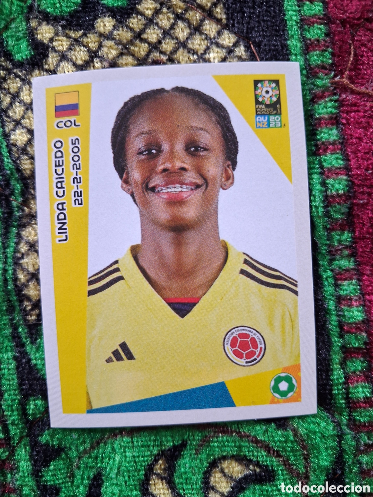 Football Stickers: 563 LINDA CAICEDO COLOMBIA CROMO PANINI FUTBOL FEMENINO MUNDIAL 2023 WORLD CUP WOMEN
