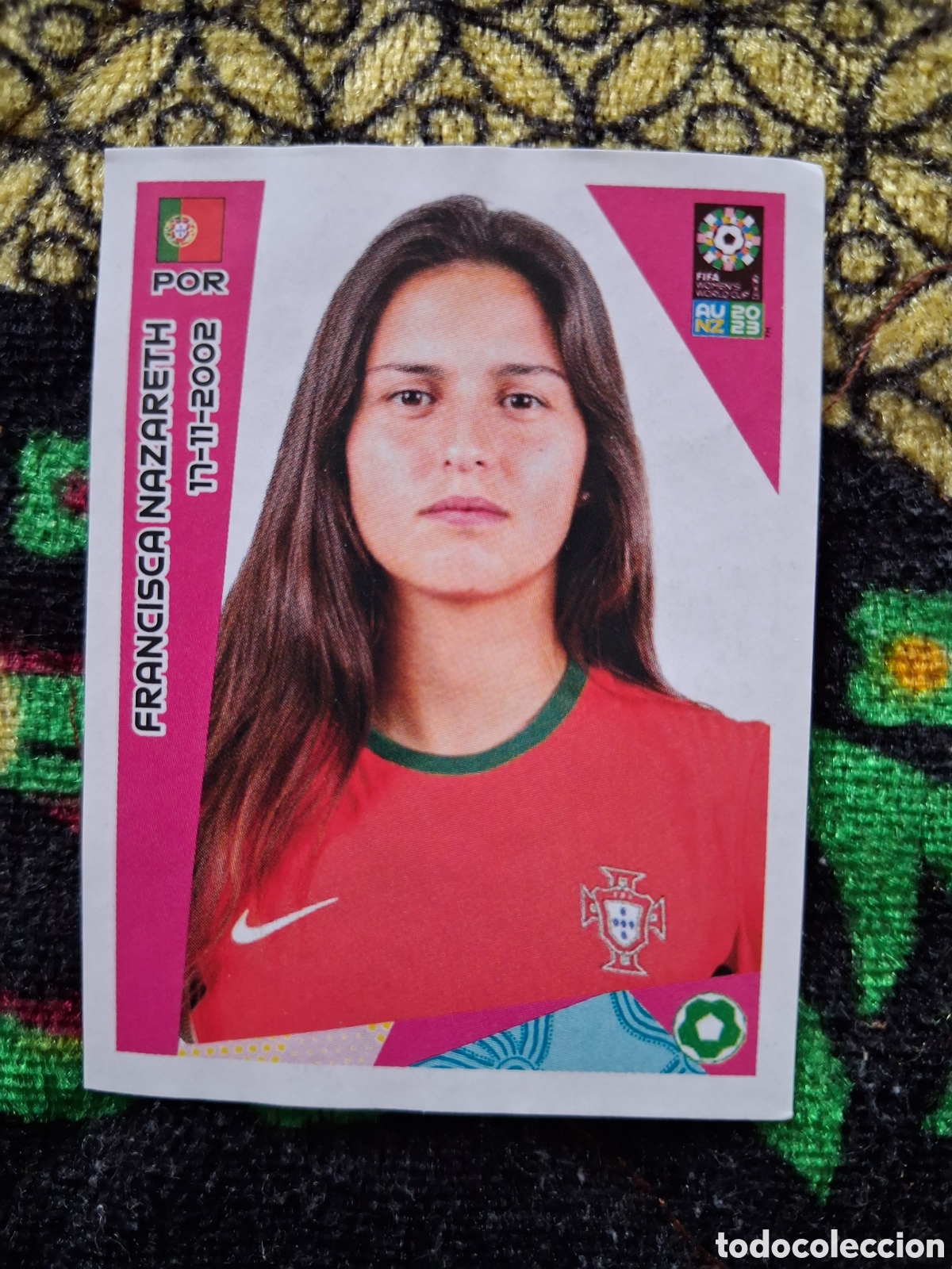 Cromos de f&uacute;tbol: 371 FRANCISCA kika NAZARETH PORTUGAL CROMO PANINI FUTBOL FEMENINO MUNDIAL 2023 WORLD CUP WOMEN