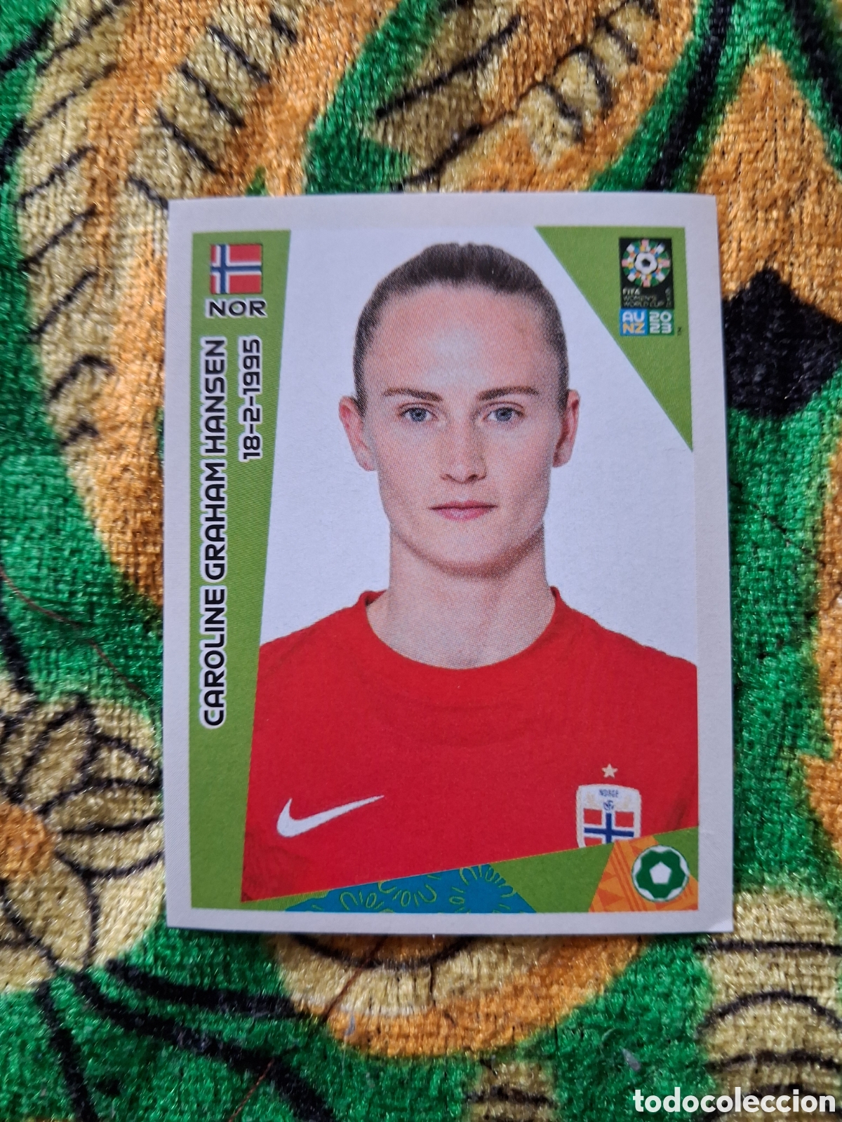 Cromos de f&uacute;tbol: 34 CAROLINE GRAHAM HANSEN NORUEGA CROMO PANINI FUTBOL FEMENINO MUNDIAL 2023 WORLD CUP WOMEN