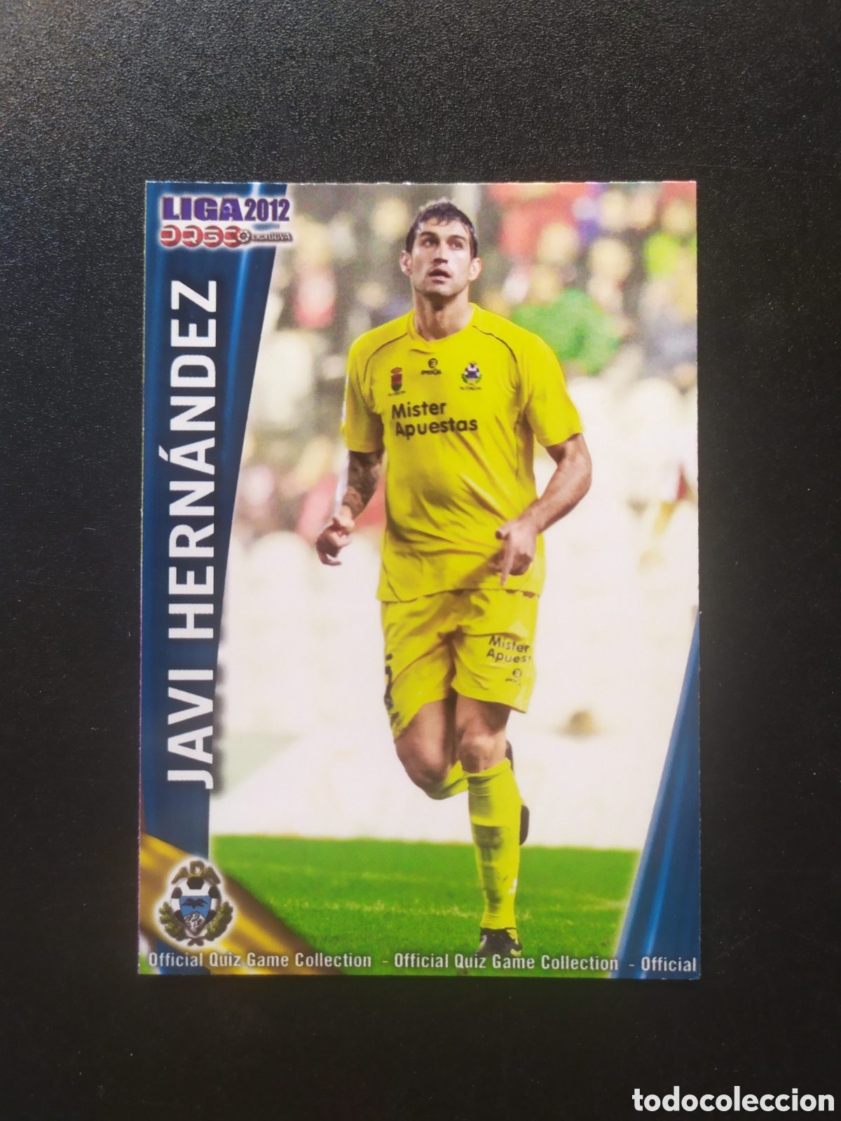 Cromos de f&uacute;tbol: Mundicromo fichas Liga 2011 2012 11 12 Javi Hern&aacute;ndez n&deg; 885 Alcorc&oacute;n