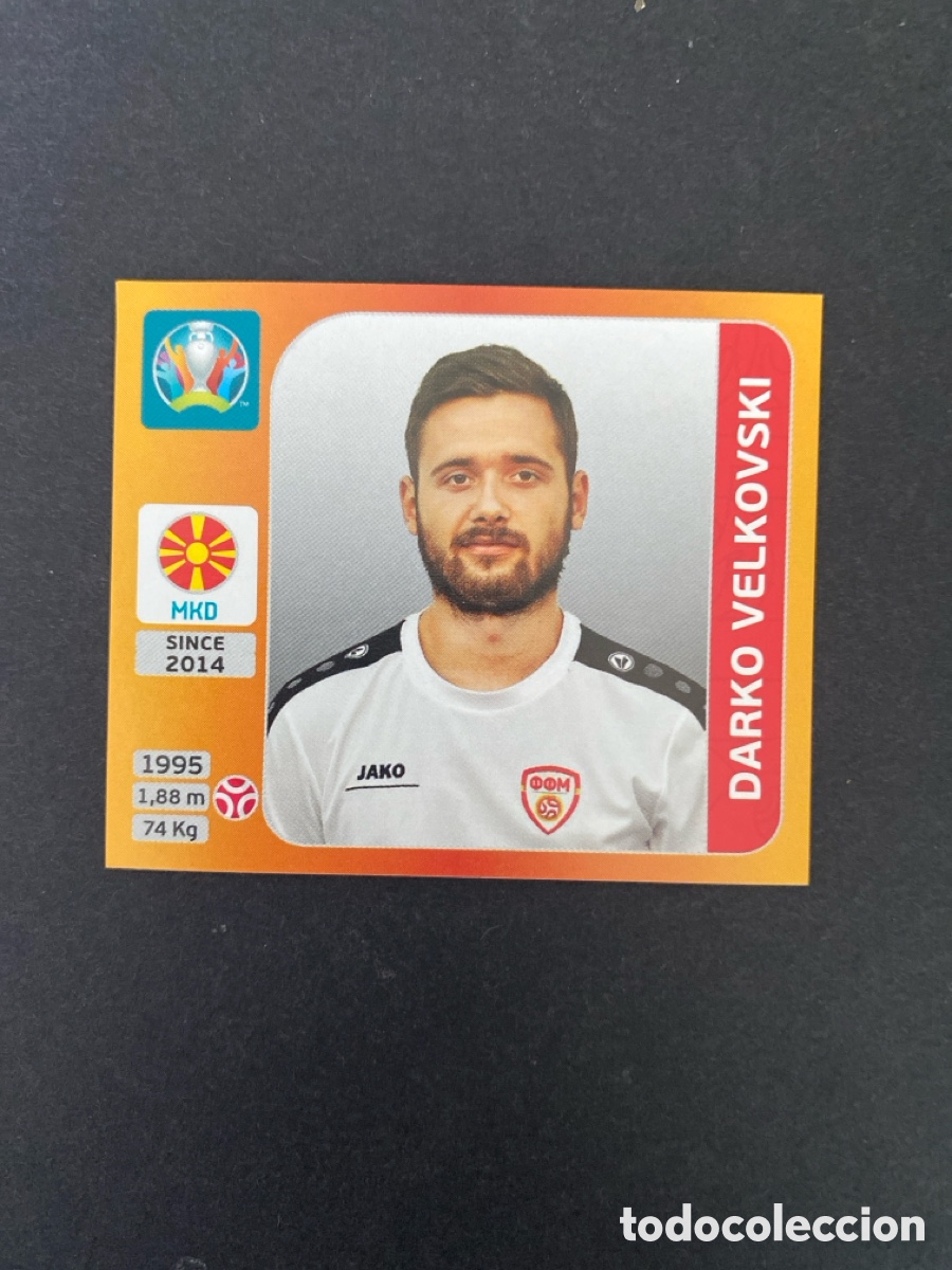 Cromos de f&uacute;tbol: Cromo Euro 2020 Macedonia N* 296