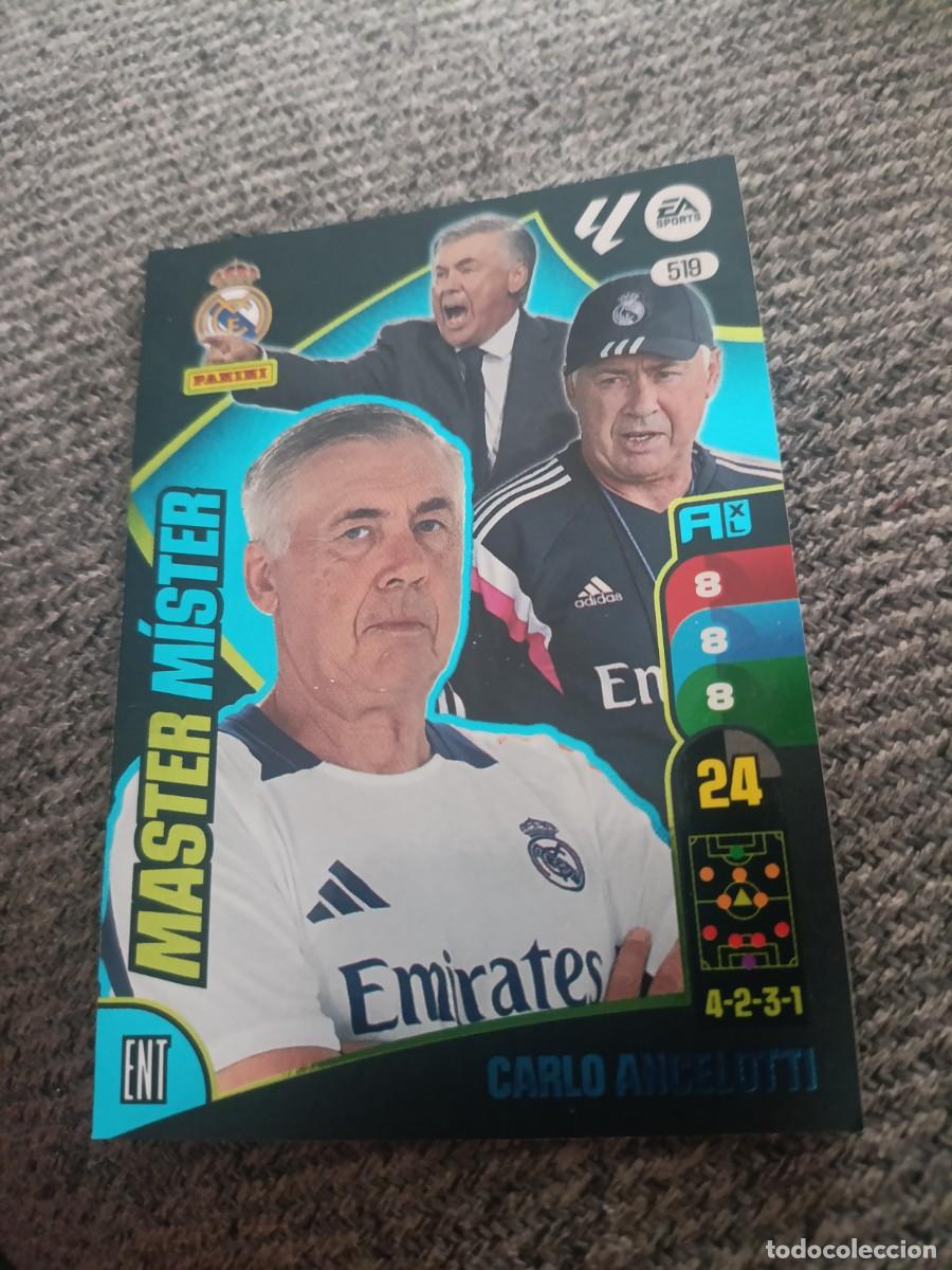 Cromos de f&uacute;tbol: Adrenalyn 24/25 Ancelotti Real Madrid
