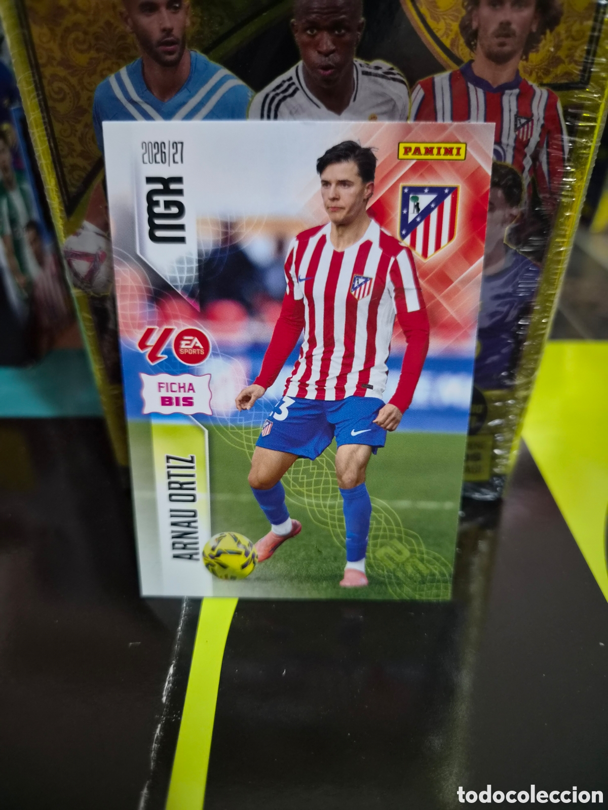 Cromos de f&uacute;tbol: N&deg;68Bis Atl&eacute;tico de Madrid Arnau Ortiz Megacracks 26/27