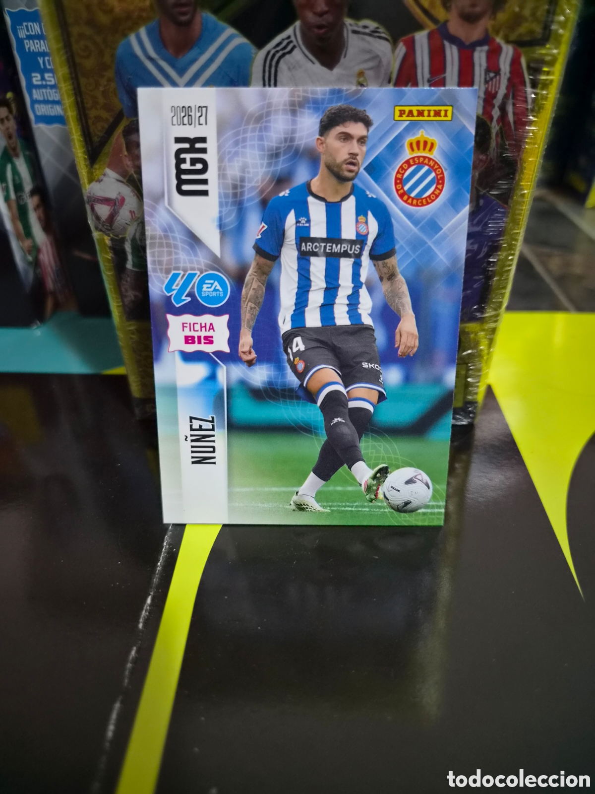 Cromos de f&uacute;tbol: N&deg;167Bis Espanyol Nu&ntilde;ez Megacracks 26/27