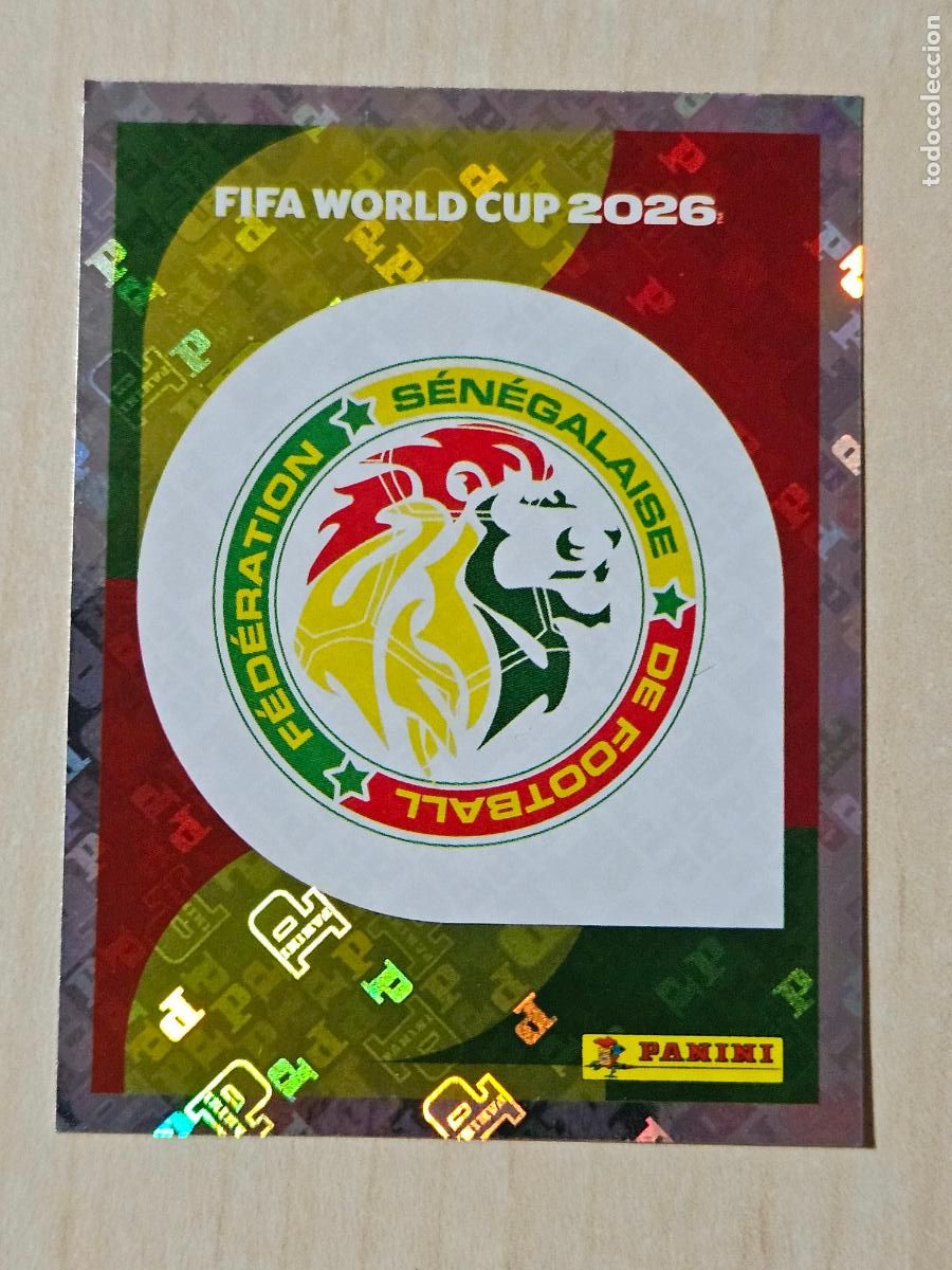 Cromos de f&uacute;tbol: CROMO SE1 SEN 1 ESCUDO SENEGAL - MUNDIAL FIFA WORLD CUP 2026 STICKER PANINI SIN PEGAR