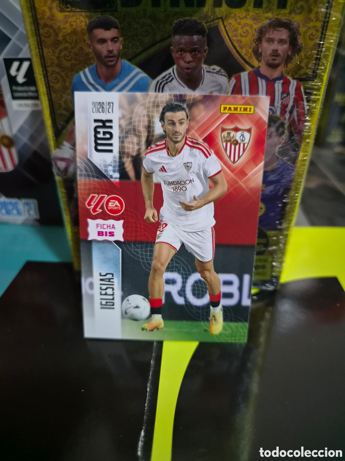 Cromos de f&uacute;tbol: N&deg;329Bis Sevilla Iglesias Megacracks 26/27