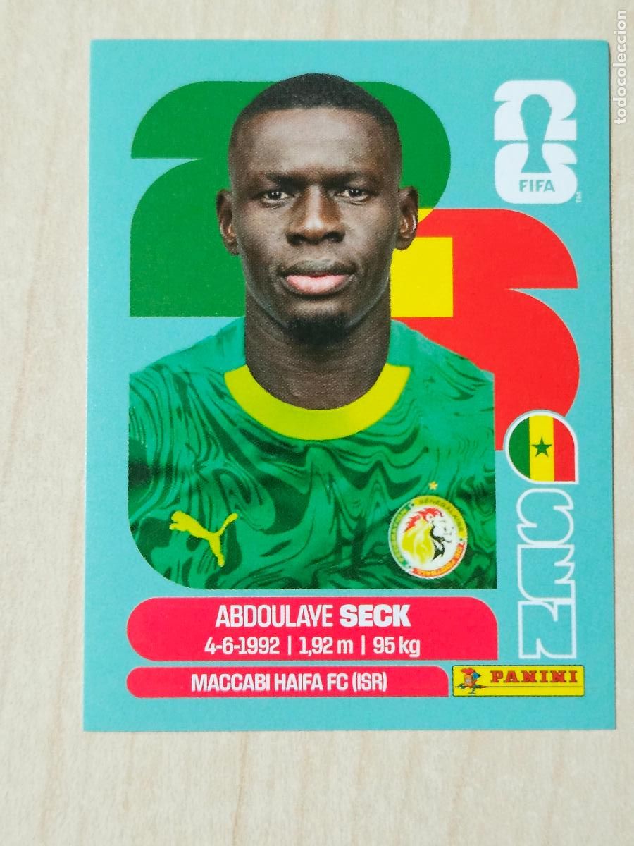 Cromos de Futebol: CROMO SEN5 SEN 5 ABDOULAVE SECK SENEGAL - MUNDIAL FIFA WORLD CUP 2026 STICKER PANINI SIN PEGAR