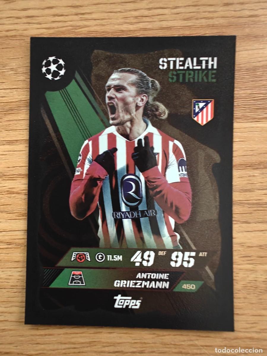 Fu&szlig;ball-Sticker: Antoine Griezmann 450 Match Attax 25 26 Stealth Strike Atl&eacute;tico de Madrid 2025 2026
