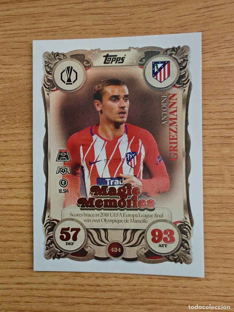 Fu&szlig;ball-Sticker: Antoine Griezmann 434 Match Attax 25 26 Magic Memories Atl&eacute;tico de Madrid 2025 2026
