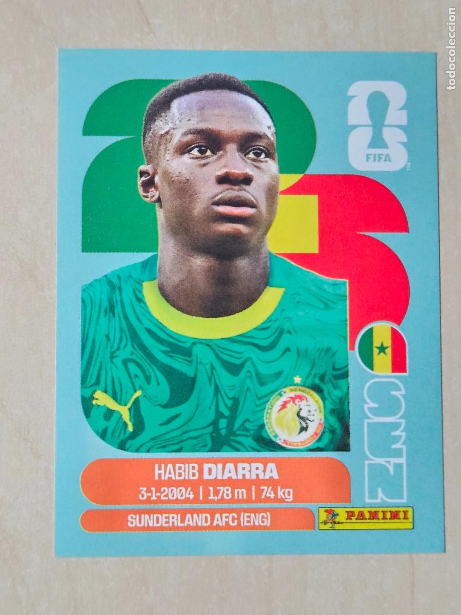 Football Stickers: CROMO SEN12 SEN 12 HABIB DIARRA SENEGAL - MUNDIAL FIFA WORLD CUP 2026 STICKER PANINI SIN PEGAR