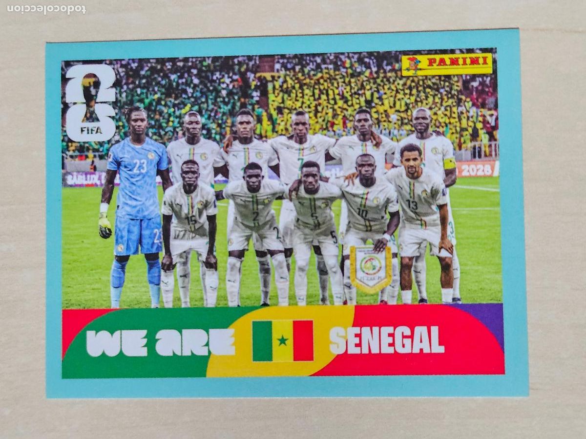 Football Stickers: CROMO SEN13 SEN 13 ALINEACION SENEGAL - MUNDIAL FIFA WORLD CUP 2026 STICKER PANINI SIN PEGAR