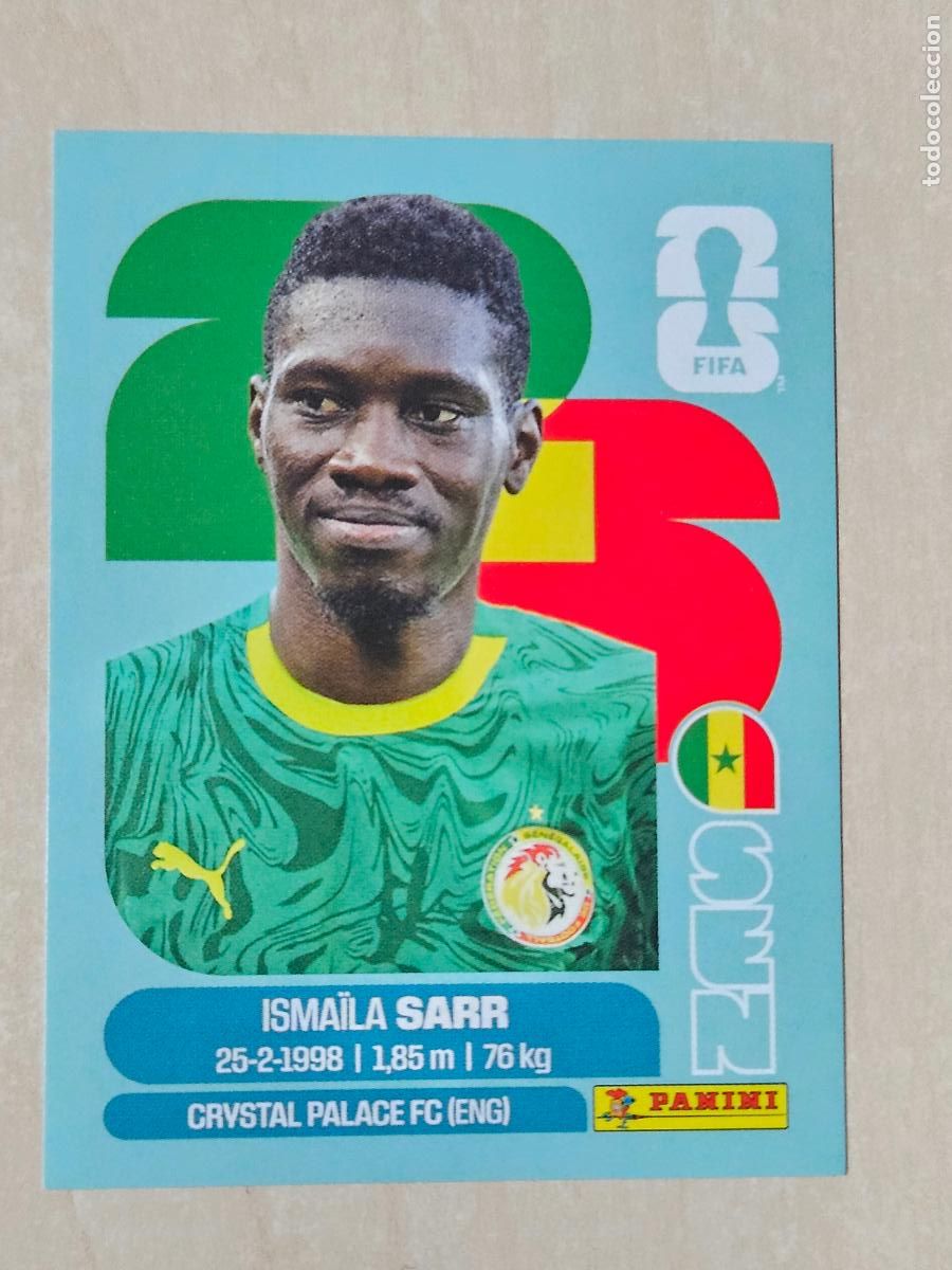 Cromos de f&uacute;tbol: CROMO SEN16 SEN 16 ISMAILA SARR SENEGAL - MUNDIAL FIFA WORLD CUP 2026 STICKER PANINI SIN PEGAR