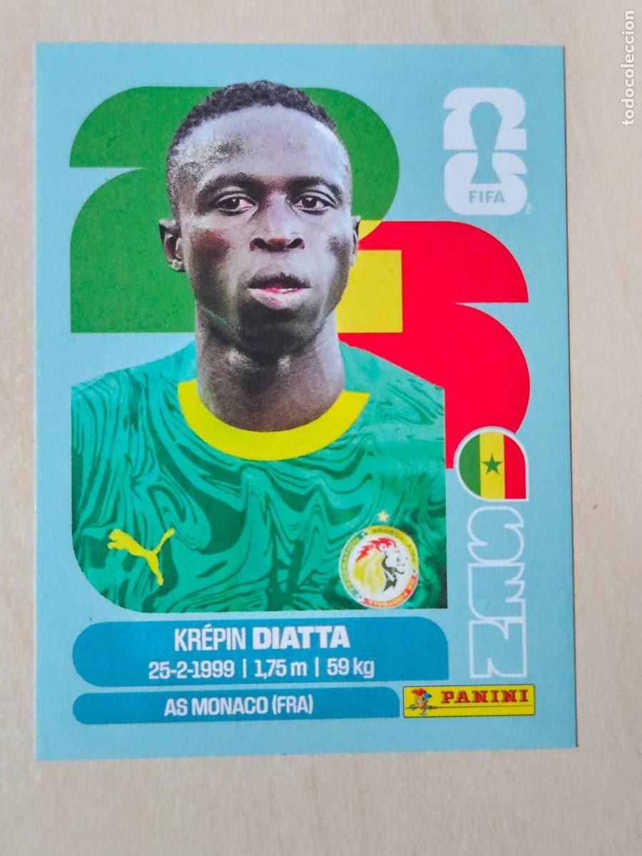 Cromos de f&uacute;tbol: CROMO SEN20 SEN 20 KREPIN DIATTA SENEGAL - MUNDIAL FIFA WORLD CUP 2026 STICKER PANINI SIN PEGAR