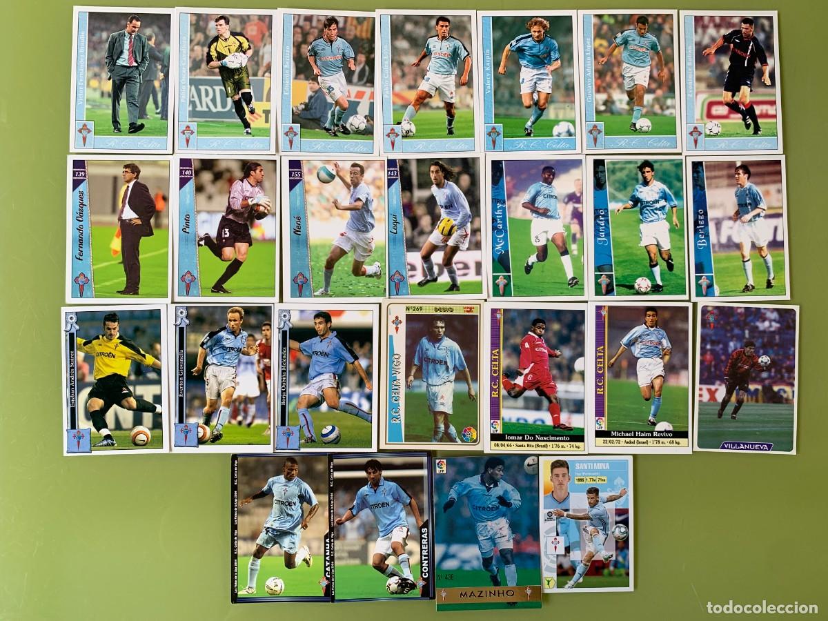 Cromos de f&uacute;tbol: LOTE DE CROMOS DEL CELTA DE VIGO
