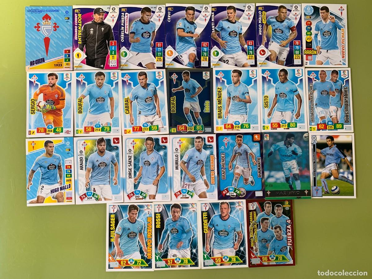 Cromos de f&uacute;tbol: LOTE DE CROMOS DEL CELTA DE VIGO