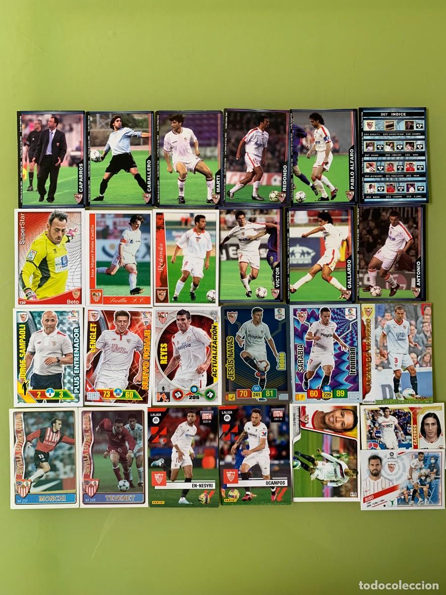 Cromos de f&uacute;tbol: LOTE DE CROMOS DEL SEVILLA