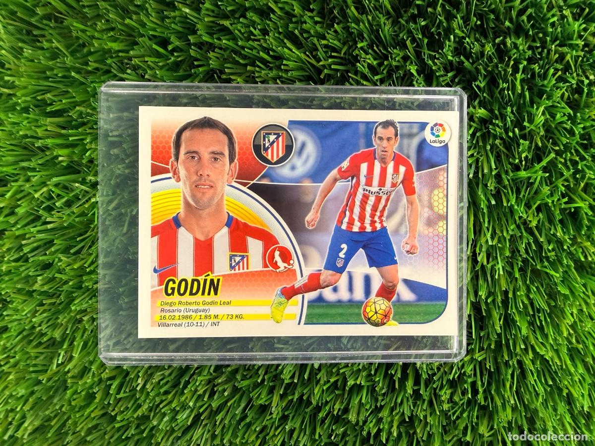 Cromos de f&uacute;tbol: N&ordm; 4 God&iacute;n Atl&eacute;tico de Madrid Liga Este 16 17