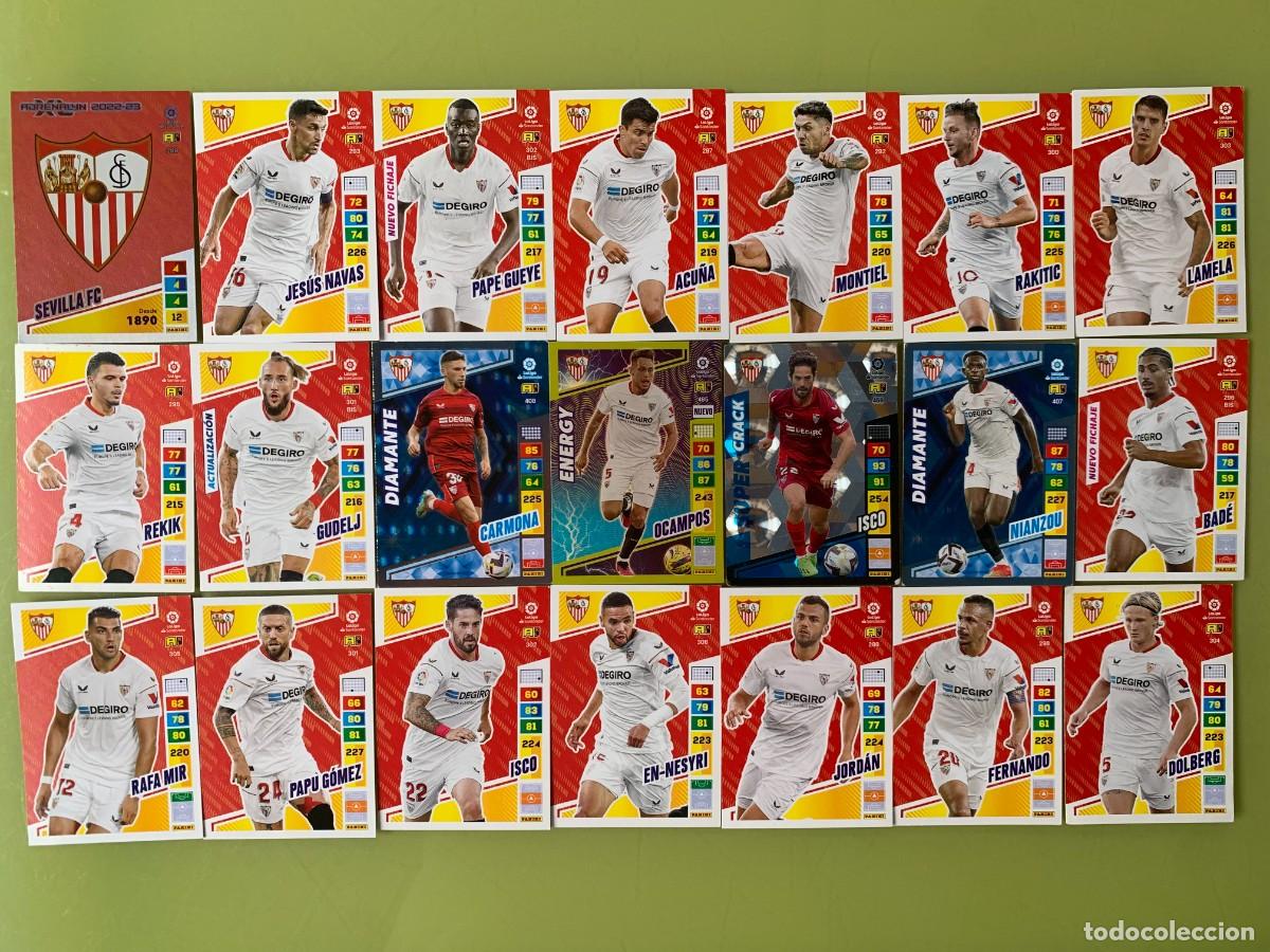 Cromos de f&uacute;tbol: LOTE DE CROMOS DEL SEVILLA - Foto 1