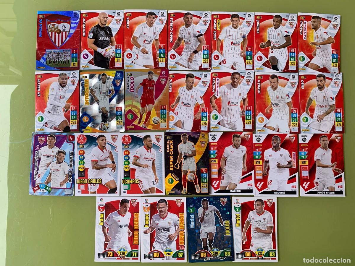 Cromos de f&uacute;tbol: LOTE DE CROMOS DEL SEVILLA - Foto 1
