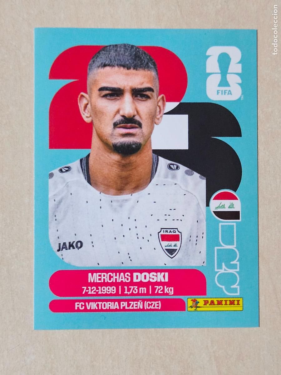 Cromos de f&uacute;tbol: CROMO IRQ6 IRQ 6 MERCHAAS DOSKI IRAK - MUNDIAL FIFA WORLD CUP 2026 STICKER PANINI SIN PEGAR
