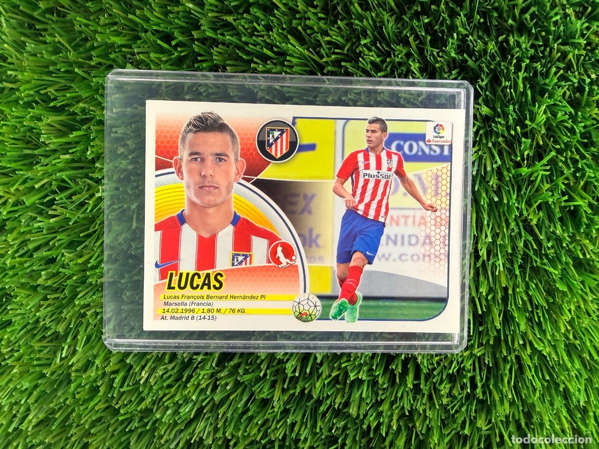 Cromos de f&uacute;tbol: N&ordm; 6B Lucas Atl&eacute;tico de Madrid Liga Este 16 17